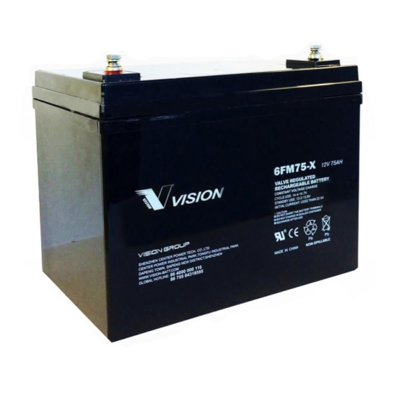 Ắc quy Vision 6FM75-X 12V 75AH